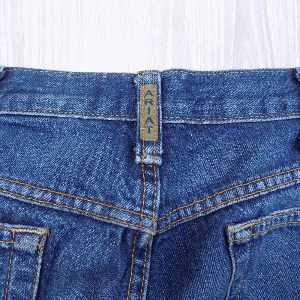 Ariat Relaxed Boot Cut Jeans Mens 38x32 Heritage Workwear Denim Cowboy Western